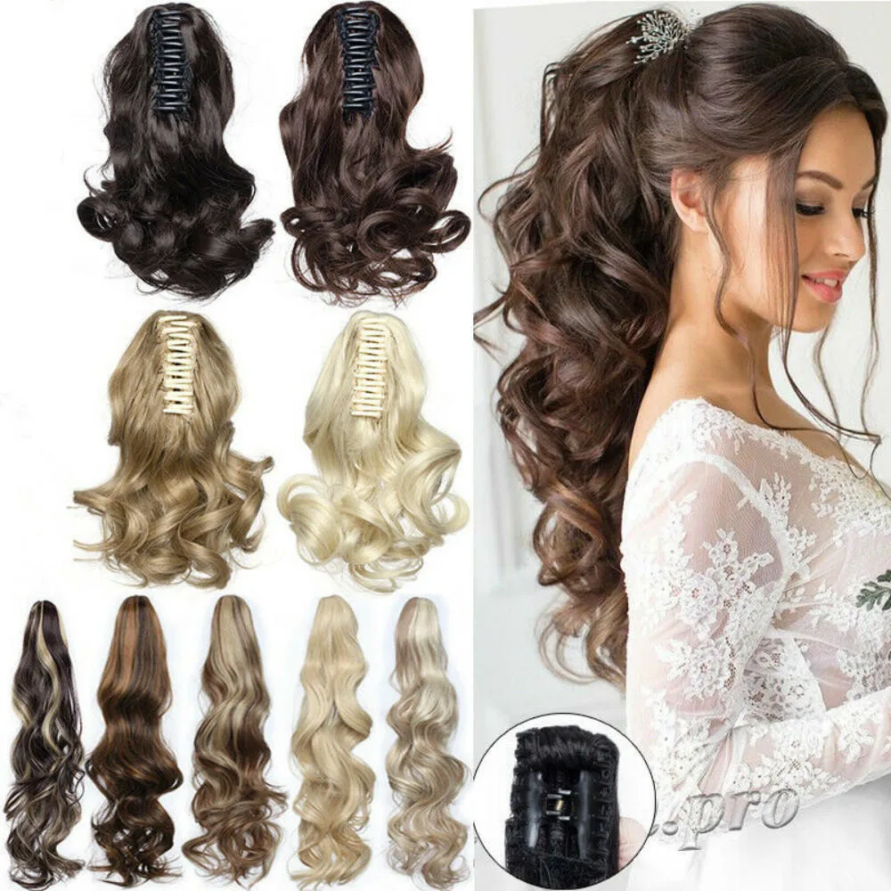Long Curly Women Clip In Hair Extensions Colorful High Tempreture Synthetic Hair Piece Ponytail Human Clip And Hair Buckle
Long Curly Women Clip In Hair Extensions Colorful High Tempreture Synthetic Hair Piece Ponytail Human Clip And Hair Buckle