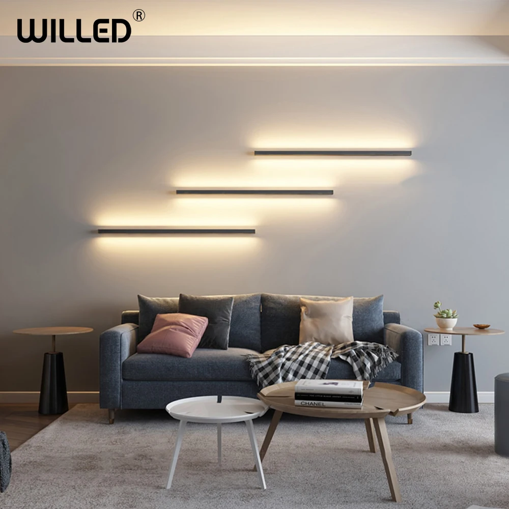 Nordic Minimalist Long Strip Wall Lamp Modern Led Wall Light Fixture Bedroom Bedside Living Room Wandlamp Stairs Wall Sconce
Nordic Minimalist Long Strip Wall Lamp Modern Led Wall Light Fixture Bedroom Bedside Living Room Wandlamp Stairs Wall Sconce