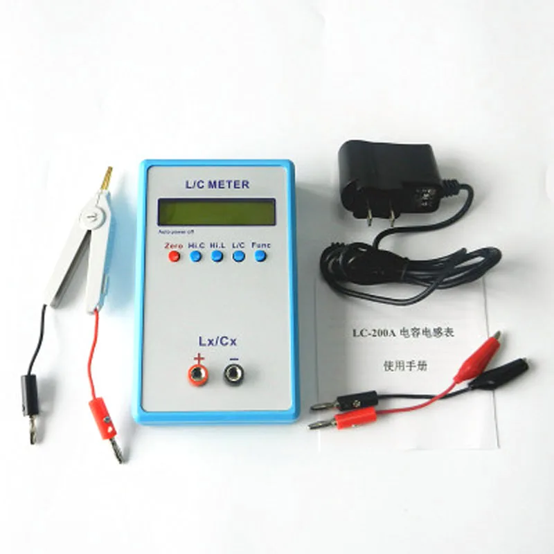 LC-200A High Precision Inductance Capacitance Meter Handheld Inductance Meter Capacitance Meter LC Digital Bridge Tester LC200A
LC-200A High Precision Inductance Capacitance Meter Handheld Inductance Meter Capacitance Meter LC Digital Bridge Tester LC200A