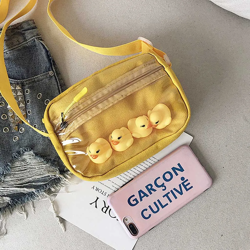 OCARDIAN Messenger Bag Phone Purse Zipper Women 2019 Transparent Small Duck Canvas Messenger Bag Cute Handle Shoulder Bags 
OCARDIAN Messenger Bag Phone Purse Zipper Women 2019 Transparent Small Duck Canvas Messenger Bag Cute Handle Shoulder Bags