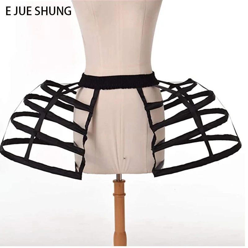 

Женская юбка-подъюбник в викторианском стиле E JUE SHUNG Pannier, юбка-обруч, Нижняя юбка для косплея в стиле "Лолита", кринолин для женщин