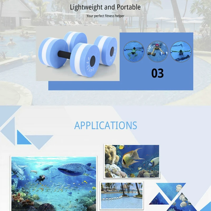 Selfree Outdoor Swimming Pool Toys Foam Water Summer Dumbbell Toys Swimming Pool Float Water Dumbbell Support Mute Equipment
Selfree Outdoor Swimming Pool Toys Foam Water Summer Dumbbell Toys Swimming Pool Float Water Dumbbell Support Mute Equipment
