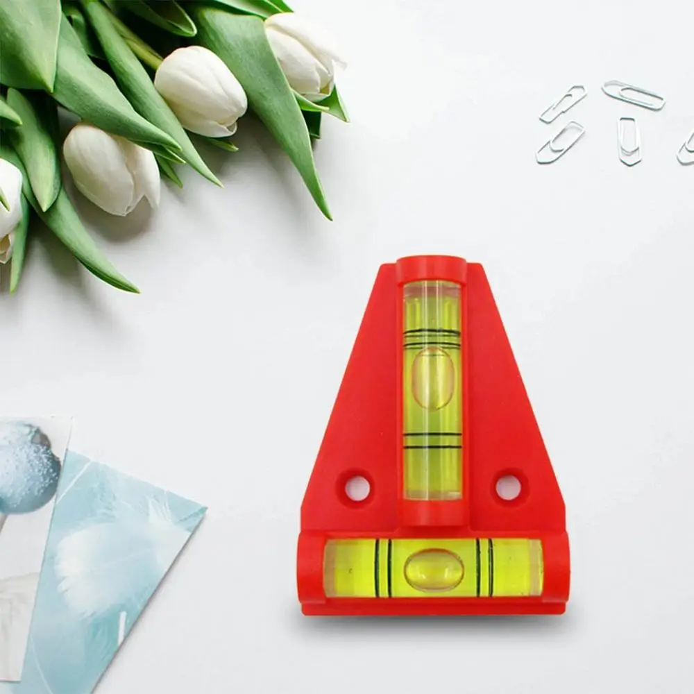 Plastic T-type Level Bubble Triangular Red Black Orange Color Acrylic level Vails Ruler Horizontal Instrument
Plastic T-type Level Bubble Triangular Red Black Orange Color Acrylic level Vails Ruler Horizontal Instrument