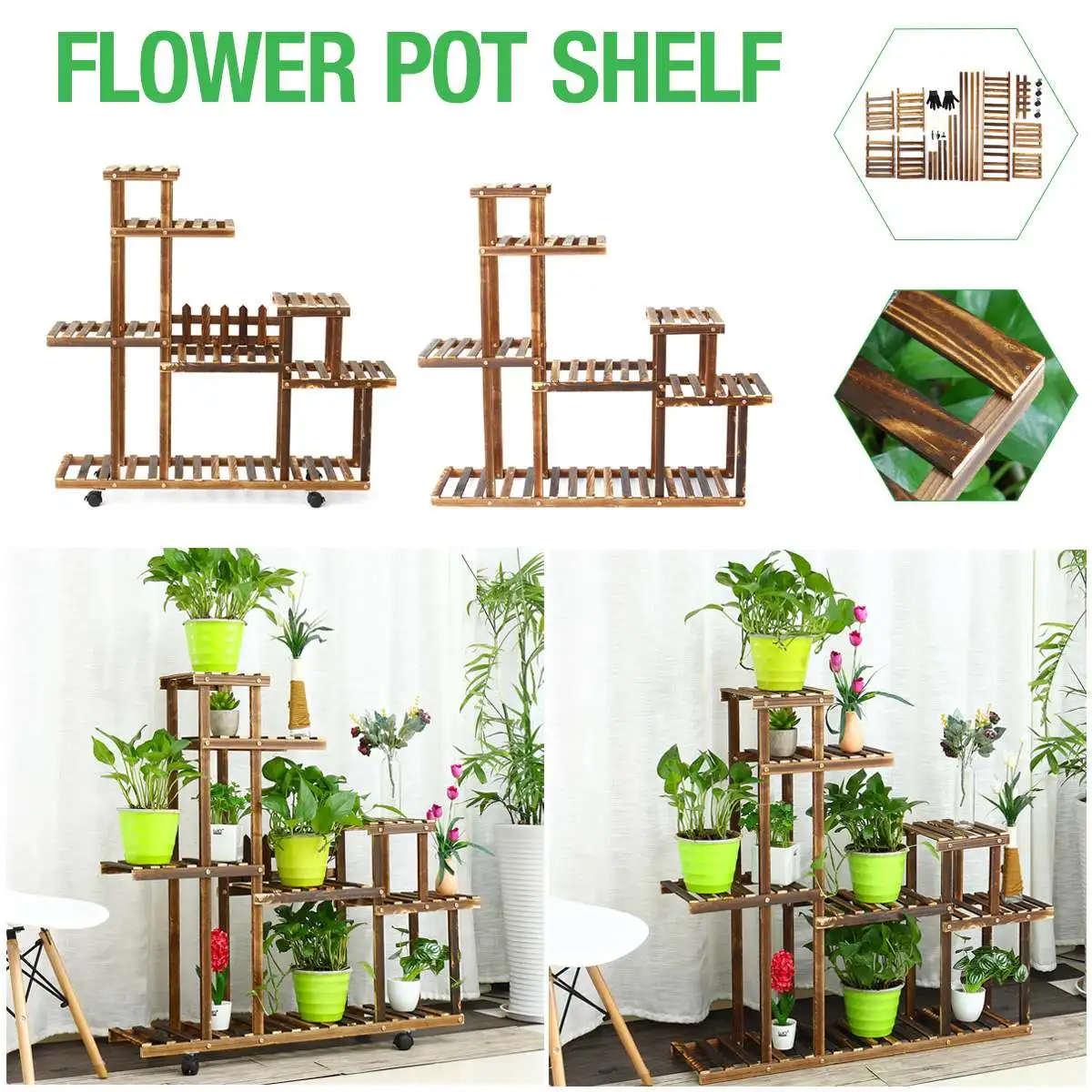 Sales DIY Large Wooden Succulent Flower Pot Stand Two Types Option Multi-layers Space Saving Balcony Floor Pot Stand GardenDecor
Sales DIY Large Wooden Succulent Flower Pot Stand Two Types Option Multi-layers Space Saving Balcony Floor Pot Stand GardenDecor