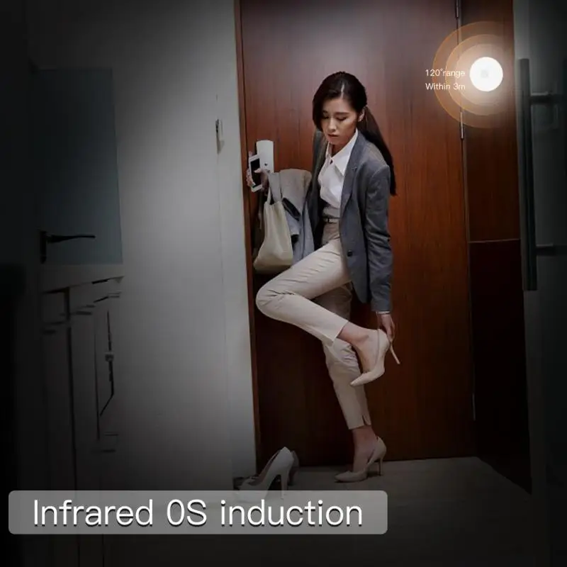 LED Night Light Motion Sensor WirelessUSB Rechargeable Energy-saving For Bedroom Washroom Stairs Intelligent Body Induction Lamp
LED Night Light Motion Sensor WirelessUSB Rechargeable Energy-saving For Bedroom Washroom Stairs Intelligent Body Induction Lamp