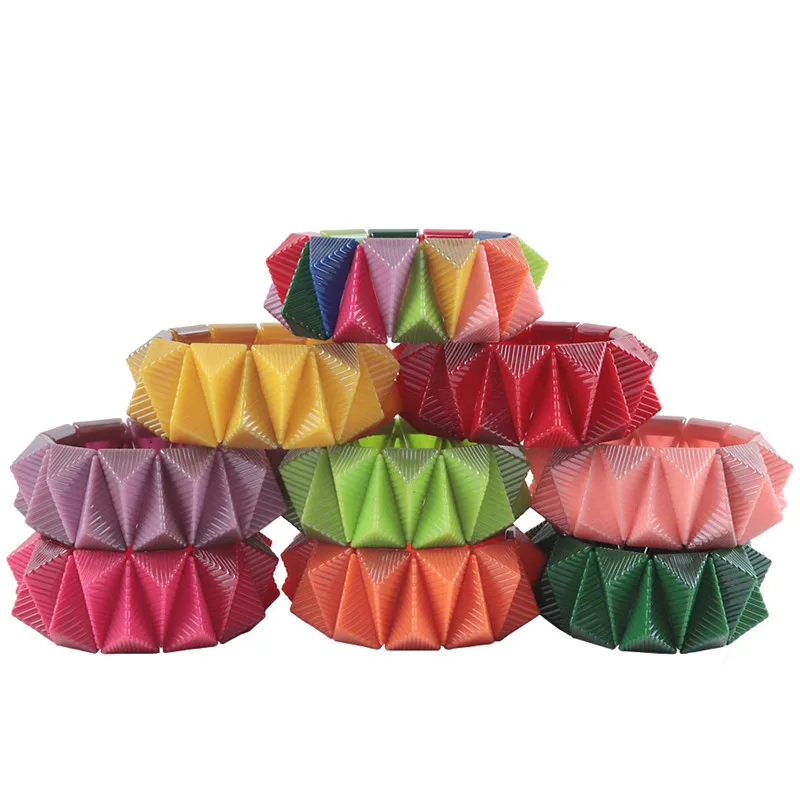 FishSheep New Acrylic Rivets Studs Bracelets For Women Men Rock Punk Big Stretched Strand Cuff Bracelets Bangles Jewelry Gifts
FishSheep New Acrylic Rivets Studs Bracelets For Women Men Rock Punk Big Stretched Strand Cuff Bracelets Bangles Jewelry Gifts