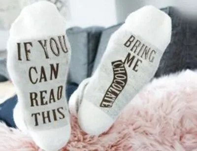 4Pieces=2 Pairs/Set Funny Women Men Socks If You Can Read This Bring Me Coffee Letter Print Harajuku Sock TJ3075
4Pieces=2 Pairs/Set Funny Women Men Socks If You Can Read This Bring Me Coffee Letter Print Harajuku Sock TJ3075