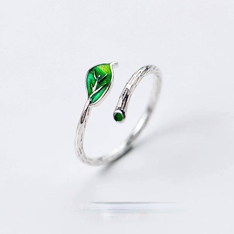 Japanese Simple Leaves Adjustable Ring Fashion Fresh Sweet Girl Design Silver Plated Ring Fashion Girl Party Daily Wear Jewelry
Japanese Simple Leaves Adjustable Ring Fashion Fresh Sweet Girl Design Silver Plated Ring Fashion Girl Party Daily Wear Jewelry