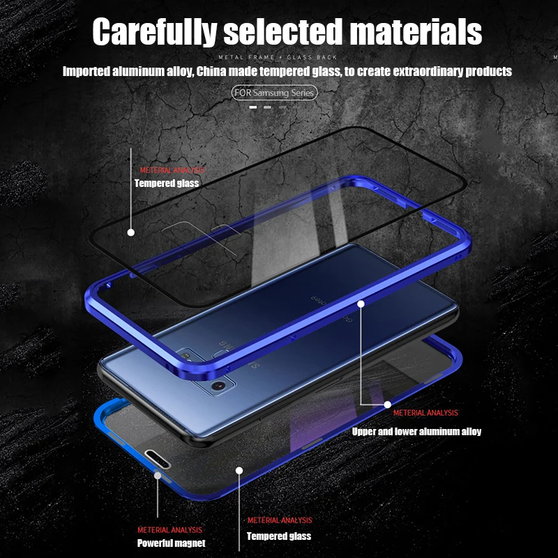 Metal Magnetic Anti Peeping Glass Case For Samsung Galaxy S20 Ultra S10 S9 S8 Plus Note 8 9 10 360 Full Protection Privacy Cove
Metal Magnetic Anti Peeping Glass Case For Samsung Galaxy S20 Ultra S10 S9 S8 Plus Note 8 9 10 360 Full Protection Privacy Cove