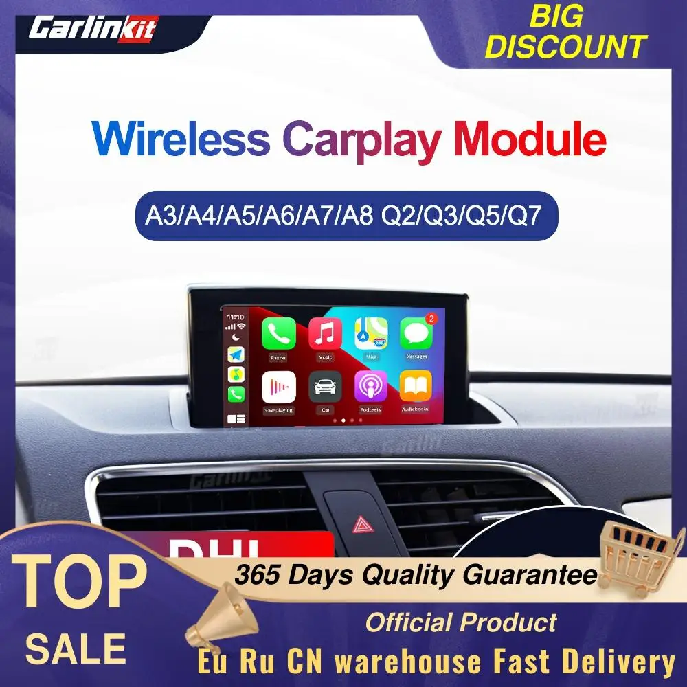Carlinkit 2.0 Decoder Wireless CarPlay Android Auto For AUDI All Models A1 A3 A4 A5 A6 A7 A8 Q2 Q3 Q4 Q5 Q7 A4L Q5L Q2L 3G+ Kit
Carlinkit 2.0 Decoder Wireless CarPlay Android Auto For AUDI All Models A1 A3 A4 A5 A6 A7 A8 Q2 Q3 Q4 Q5 Q7 A4L Q5L Q2L 3G+ Kit