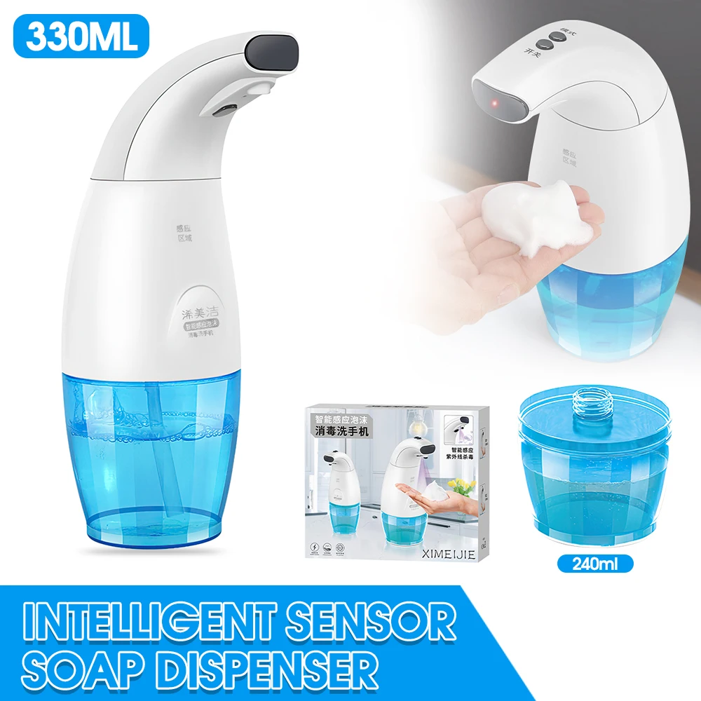 330ml Automatic Foam Soap Dispenser Pump Induction Liquid Hand Washing Machine intelligent foam Touchless Infrared Sensor
330ml Automatic Foam Soap Dispenser Pump Induction Liquid Hand Washing Machine intelligent foam Touchless Infrared Sensor