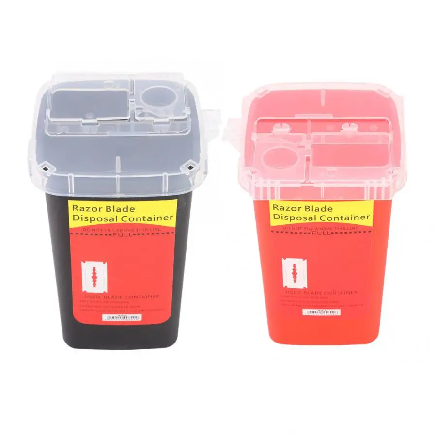 Nail Art Tattoo Supplies Discard Storage Container Waste Blade Glass Fragments Disposing Sharps Collector Plastic Storage Box
Nail Art Tattoo Supplies Discard Storage Container Waste Blade Glass Fragments Disposing Sharps Collector Plastic Storage Box