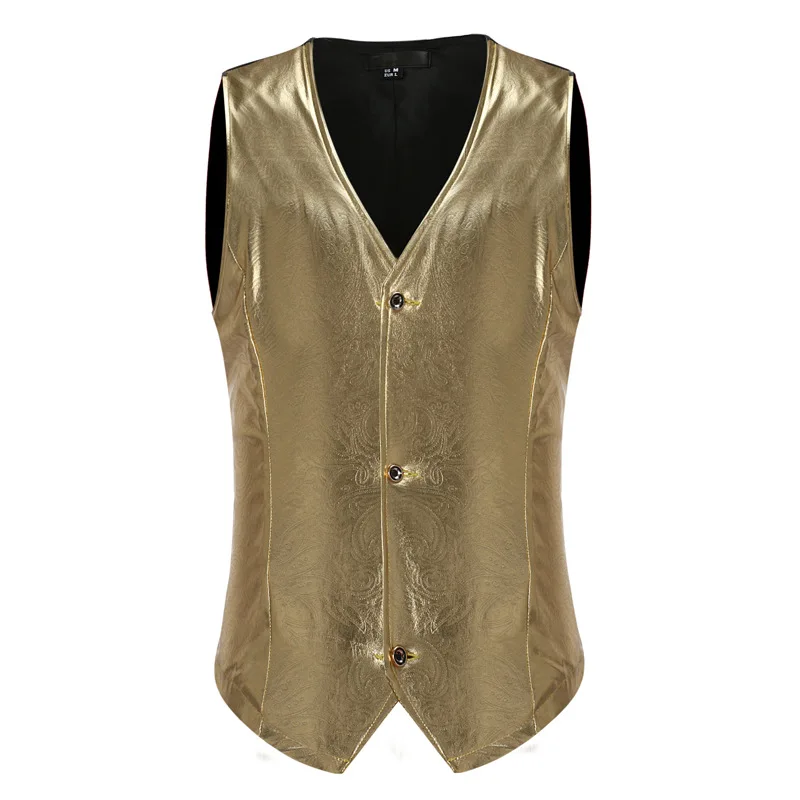 Luxury Gold Foil Paisey Vest Men 2022 Fashion DJ Nightclub Vest Waistcoat Men Party Wedding Prom Vests Men Gilet Homme Costume
Luxury Gold Foil Paisey Vest Men 2022 Fashion DJ Nightclub Vest Waistcoat Men Party Wedding Prom Vests Men Gilet Homme Costume