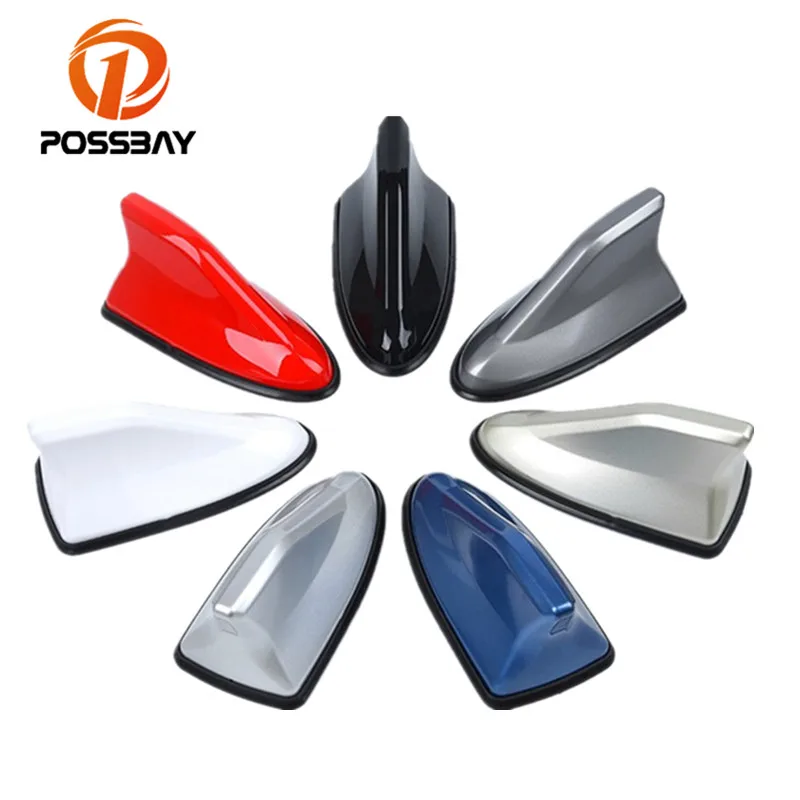 

POSSBAY Car Shark Fin Antenna Auto Radio Signal Aerials Roof Antennas For Most of Cars Car Styling