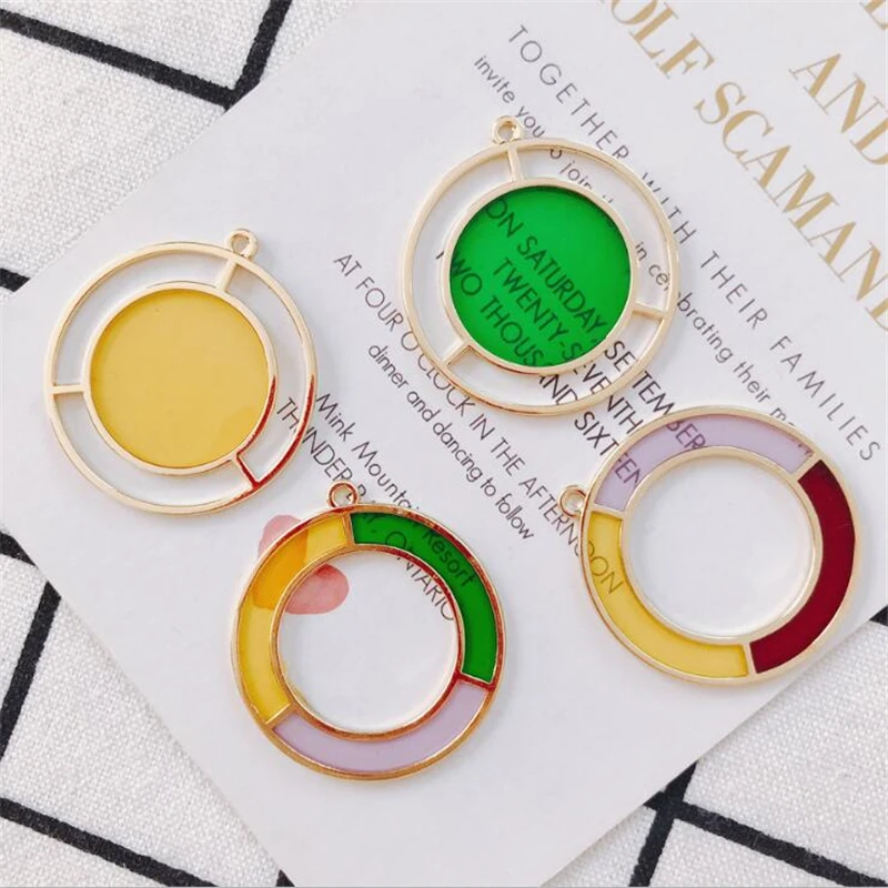 10pcs/lot wholesale new creative colorful drip round charms connectors for diy earrings necklace pendant jewelry accessories
10pcs/lot wholesale new creative colorful drip round charms connectors for diy earrings necklace pendant jewelry accessories