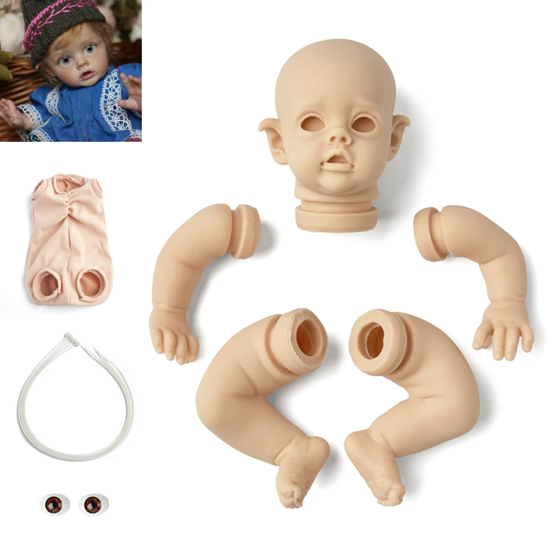 Flo Mini Elf Bebe Reborn Kit 12 Inches Reborn Baby Vinyl Kit Unpainted Unassembled Doll Parts DIY Blank Reborn Doll Molds
Flo Mini Elf Bebe Reborn Kit 12 Inches Reborn Baby Vinyl Kit Unpainted Unassembled Doll Parts DIY Blank Reborn Doll Molds