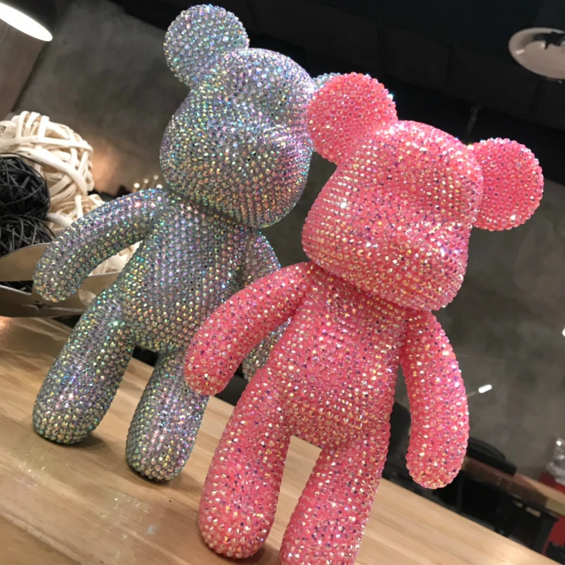 Big All Rhinestones Gloomy Bear Height 24cm Animal Figures DIY Handmade Sparkling Popobe Bomgom Bears Doll Home Anime Decor
Big All Rhinestones Gloomy Bear Height 24cm Animal Figures DIY Handmade Sparkling Popobe Bomgom Bears Doll Home Anime Decor