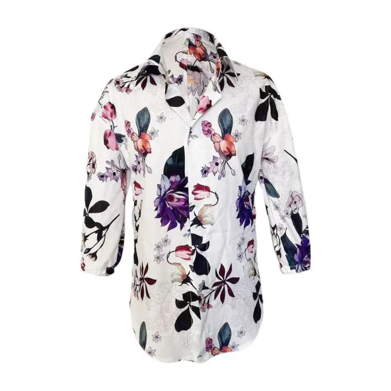 Autumn Women New Fashion Long-sleeved ChiffonTops Lapel Button Print Casual Light Weight Loose Open Stitch Ladies Shirt
Autumn Women New Fashion Long-sleeved ChiffonTops Lapel Button Print Casual Light Weight Loose Open Stitch Ladies Shirt