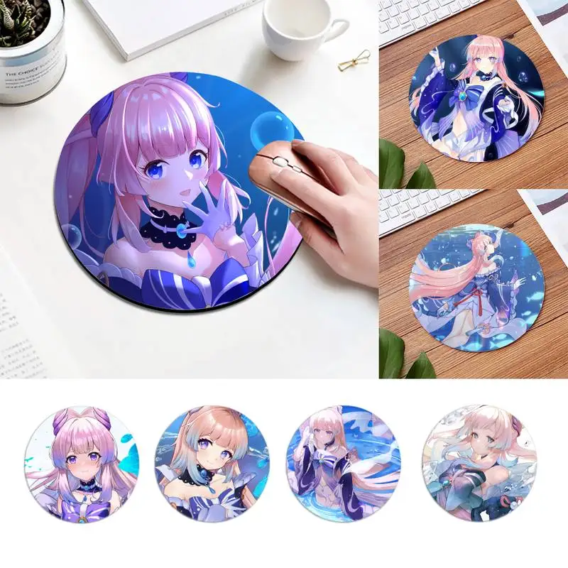 Genshin Impact Sangonomiya Kokomi Gaming Mousepad Comfortable Round Mouse Pad Planet Series Mat Desktop DIY Custom desk mat
Genshin Impact Sangonomiya Kokomi Gaming Mousepad Comfortable Round Mouse Pad Planet Series Mat Desktop DIY Custom desk mat