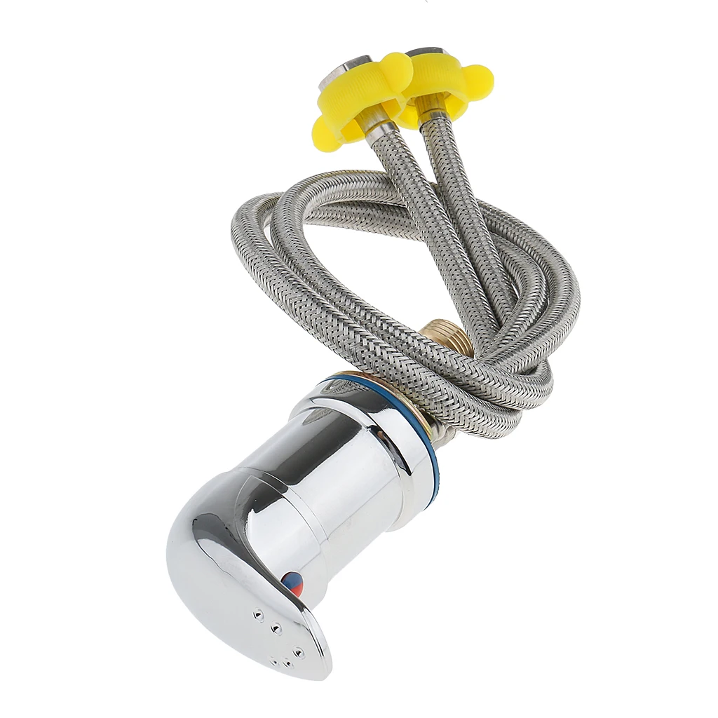 Hot Cold Faucet and Spray Hose for Beauty Salon Shampoo Bowl Parts Kit - 60cm
Hot Cold Faucet and Spray Hose for Beauty Salon Shampoo Bowl Parts Kit - 60cm