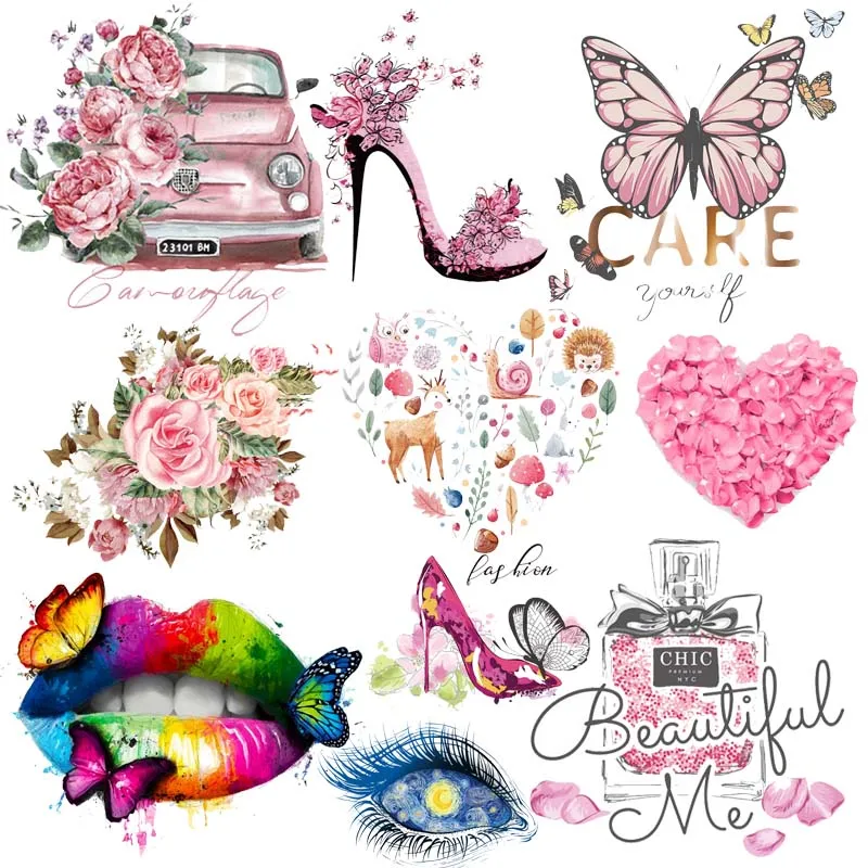 Beautiful Flower Applique Heat Transfer For Kids Clothes Love Iron-On Transfers For Clothing Butterfly Thermo-Sticker On Clothes
Beautiful Flower Applique Heat Transfer For Kids Clothes Love Iron-On Transfers For Clothing Butterfly Thermo-Sticker On Clothes