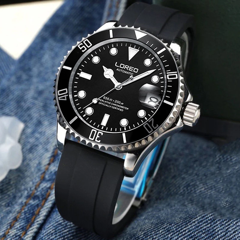 Relogio Masculino LOREO New Sport Mens Watches Top Brand Luxury Rubber strap Automatic mechanical Clock Waterproof Watch Men
Relogio Masculino LOREO New Sport Mens Watches Top Brand Luxury Rubber strap Automatic mechanical Clock Waterproof Watch Men