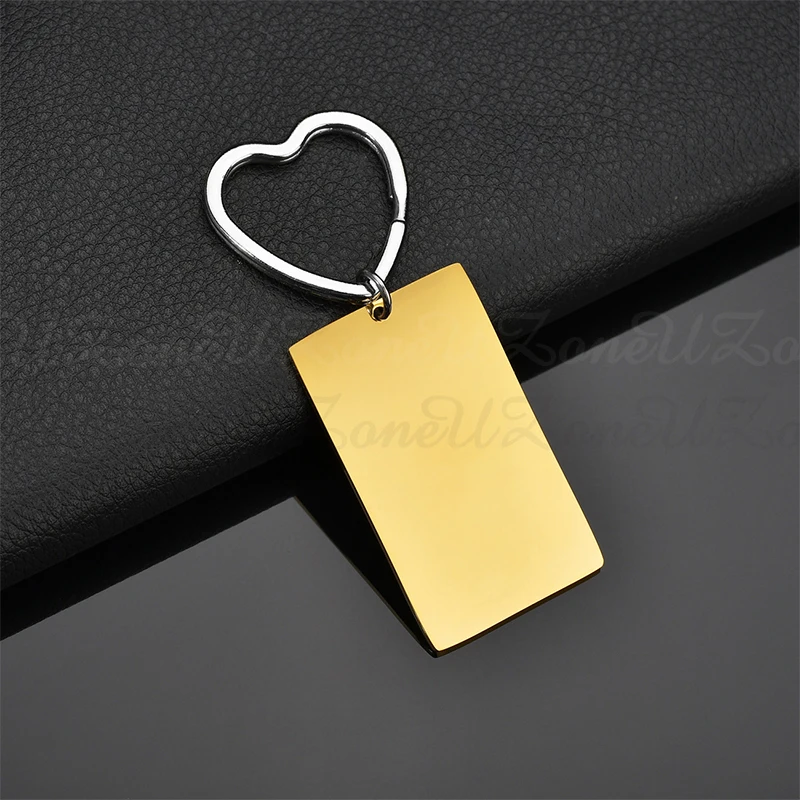 UZone Personalized Calendar Keychain Stainless Steel Name Date Key Chain Hand Stamped Custom Keychains Anniversary Gifts | Украшения и
