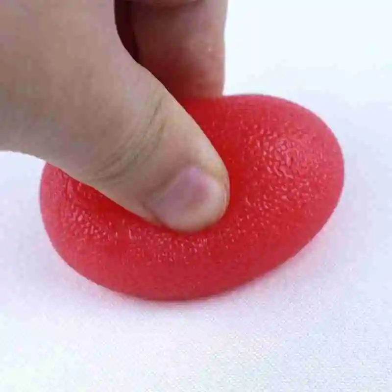 Egg-shaped Silicone Grip Stress Relief Ball Hand Finger Squeeze Resistances Ball For Hand Fitness Soft Training Strengthene K8E6
Egg-shaped Silicone Grip Stress Relief Ball Hand Finger Squeeze Resistances Ball For Hand Fitness Soft Training Strengthene K8E6