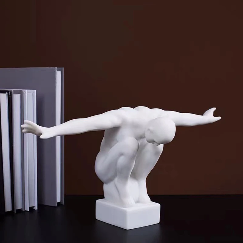 Creative Figure Statues Decoration Resin Crafts White Sculpture Modern Luxury Figurines Office Decoration Desk Accessories Gifts
Creative Figure Statues Decoration Resin Crafts White Sculpture Modern Luxury Figurines Office Decoration Desk Accessories Gifts