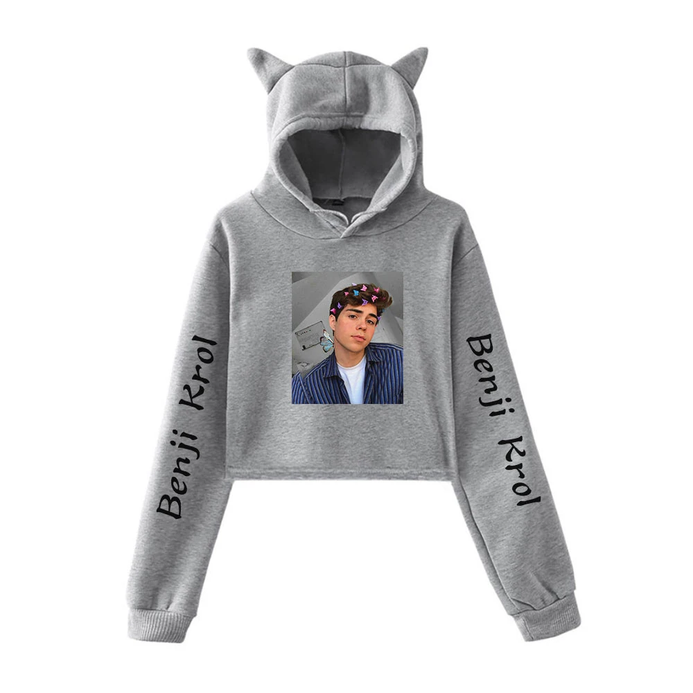 Benji krol spring new hot Kawaii cat ear cotton hoodie casual all-match pullover loose hoody comfortable short sexy hoodie tops
Benji krol spring new hot Kawaii cat ear cotton hoodie casual all-match pullover loose hoody comfortable short sexy hoodie tops