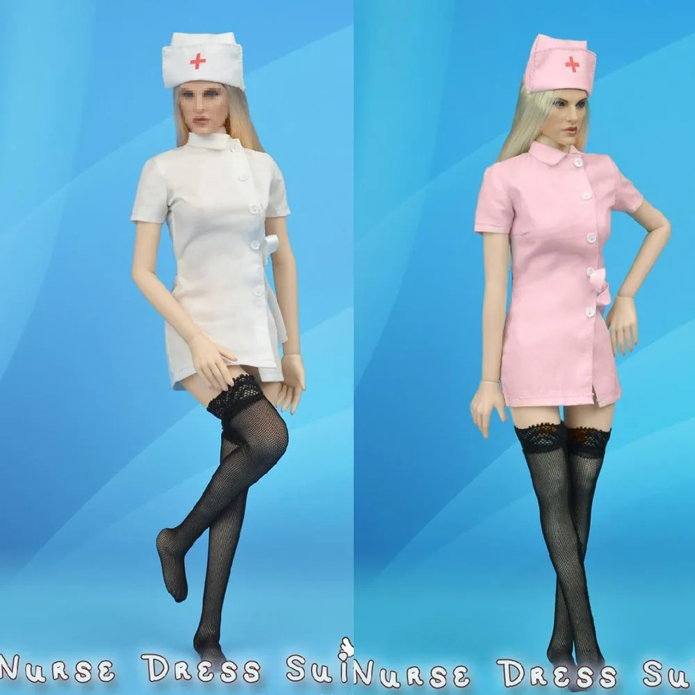 1/6 Scale Female Figure Accessory Sexy Nurse Dress Suit Hat Underwear Long stockings Model for 12'' Action Figure Body
1/6 Scale Female Figure Accessory Sexy Nurse Dress Suit Hat Underwear Long stockings Model for 12'' Action Figure Body