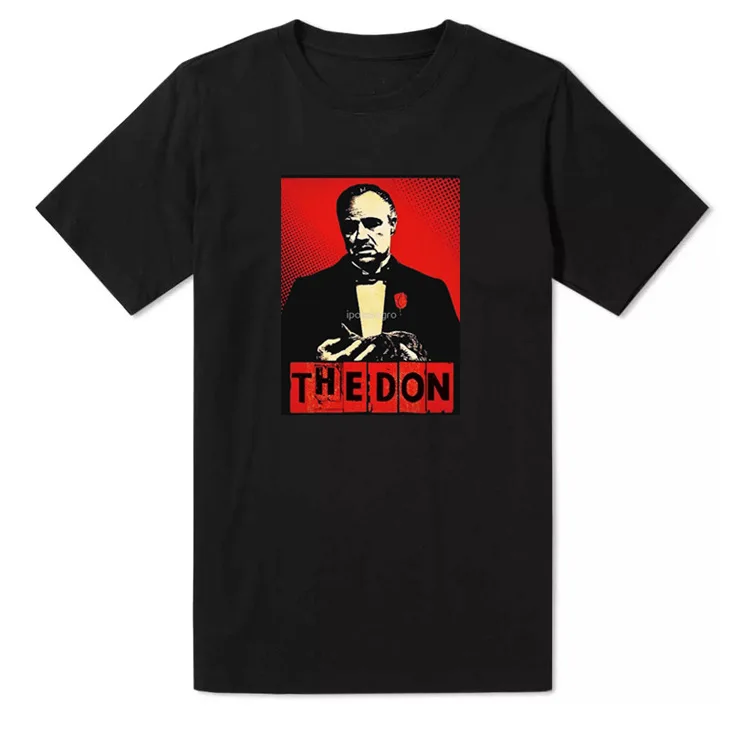 The godfather Marlon Brando Al Pacino Film Co branded short sleeve T-shirt 
The godfather Marlon Brando Al Pacino Film Co branded short sleeve T-shirt
