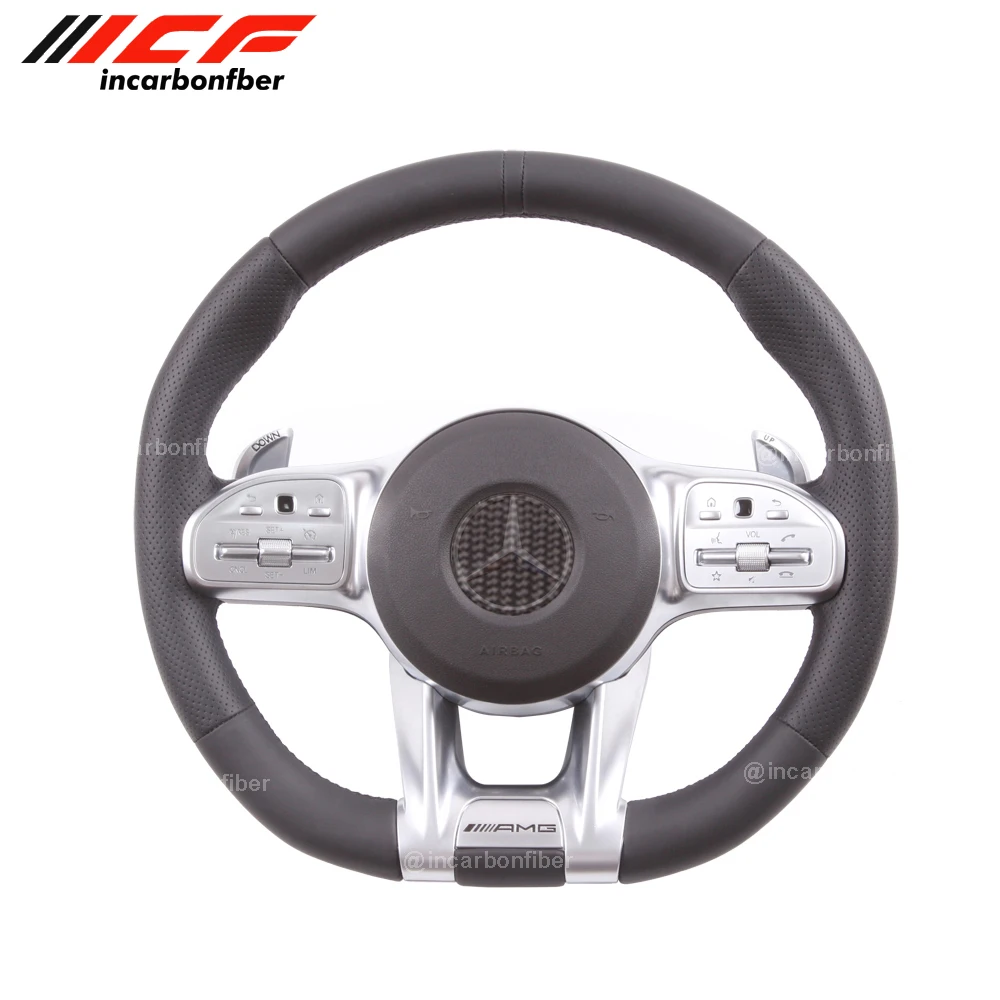 Carbon Fiber Steering Wheel for Mercedes Benz A C E S G Class CLS AMG W177 W205 S205 W213 W222 C257 X166
Carbon Fiber Steering Wheel for Mercedes Benz A C E S G Class CLS AMG W177 W205 S205 W213 W222 C257 X166