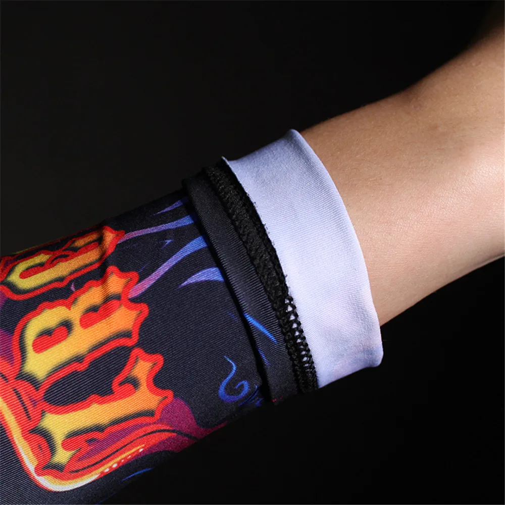 1 Pair Summer Sunscreen Arm Sleeve Polyester Breathable Quick-dry Cuff with Pattern Printing for Bicycling Driving Running 
1 Pair Summer Sunscreen Arm Sleeve Polyester Breathable Quick-dry Cuff with Pattern Printing for Bicycling Driving Running