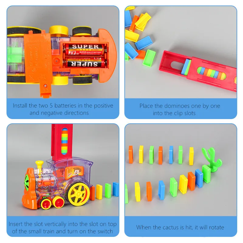 80pcs Electric Domino Car Train Vehicle Model Automatic Set Up Colorful Plastic Dominoes Toys Educational toys Christmas present
80pcs Electric Domino Car Train Vehicle Model Automatic Set Up Colorful Plastic Dominoes Toys Educational toys Christmas present