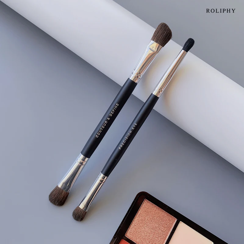 2 Pieces Double Head Eye Makeup Brush, Animal Hair Eye Shadow Brush, Nose Shadow Brush, Detail Brush, Horse Hair Cosmetic Tool
2 Pieces Double Head Eye Makeup Brush, Animal Hair Eye Shadow Brush, Nose Shadow Brush, Detail Brush, Horse Hair Cosmetic Tool
