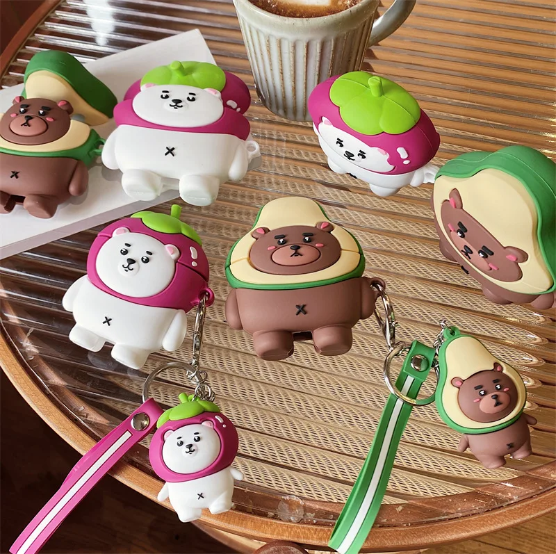 Cute Three-dimensional Fruit Bear Apple AirPods 1 and 2 Case Airpods Pro Case Airpod 3 Case Earphone Accessories Case
Cute Three-dimensional Fruit Bear Apple AirPods 1 and 2 Case Airpods Pro Case Airpod 3 Case Earphone Accessories Case