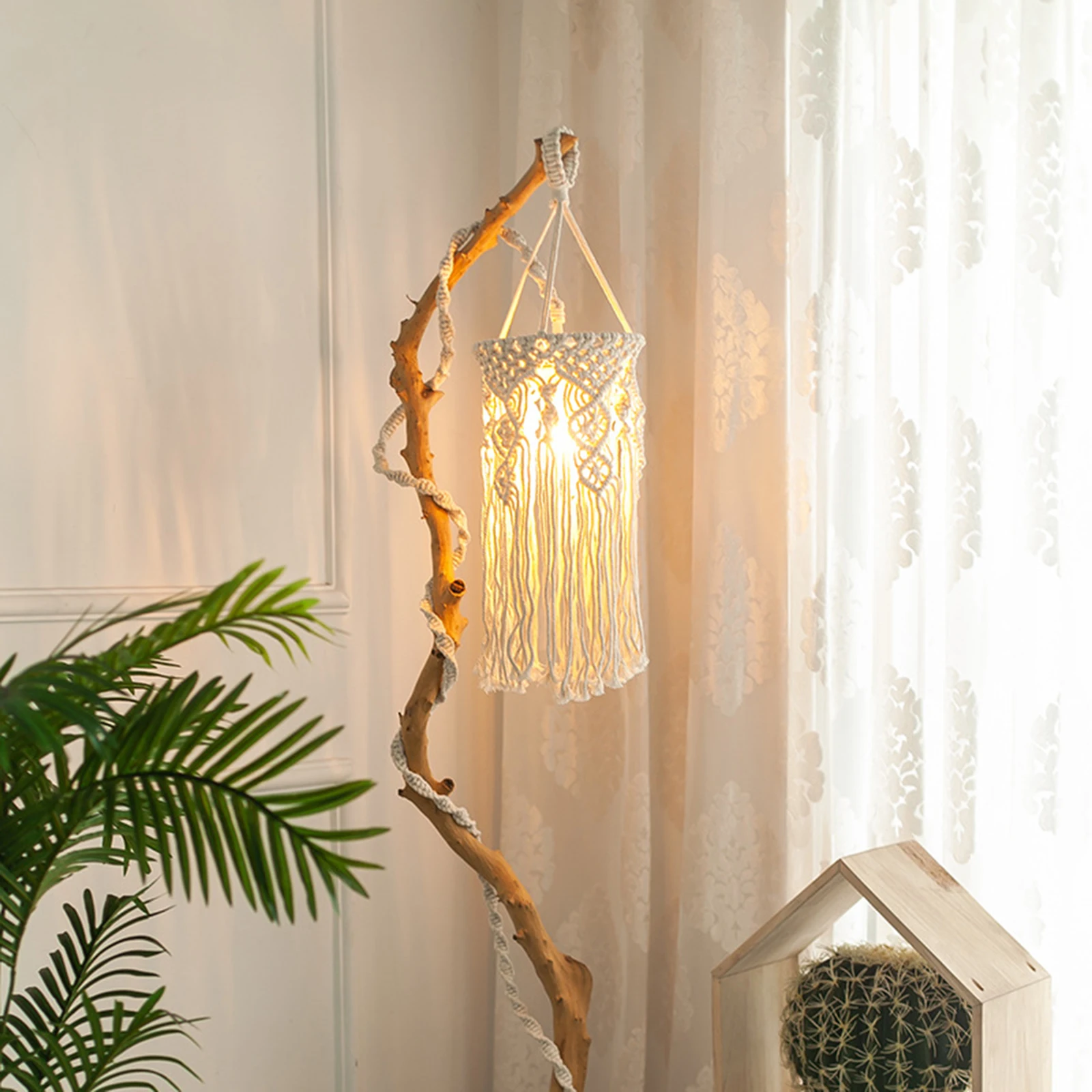 Macrame Lamp Shade Fitting For Living Room Bedroom Boho Hanging Pendant Lamp Shade Tassel Bohemian Home Decor(Not Contain Bulb)
Macrame Lamp Shade Fitting For Living Room Bedroom Boho Hanging Pendant Lamp Shade Tassel Bohemian Home Decor(Not Contain Bulb)
