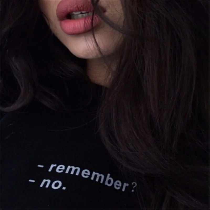 Remember Me New Cotton Women T shirt White Black Short Sleeve O-neck Funny Letter Print tshirt Tops Casual Woman Tees
Remember Me New Cotton Women T shirt White Black Short Sleeve O-neck Funny Letter Print tshirt Tops Casual Woman Tees