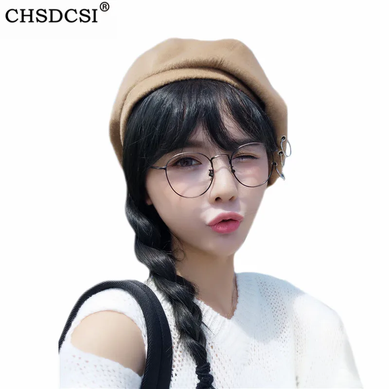 CHSDCSI High Quality Womens Berets Headwear Winter Hats Ring Warm Sweet Girl Wool Beret Casual Cap Beanie Ski Cap Solid Hats
CHSDCSI High Quality Womens Berets Headwear Winter Hats Ring Warm Sweet Girl Wool Beret Casual Cap Beanie Ski Cap Solid Hats