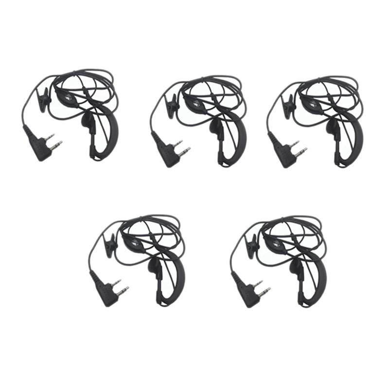 5Pcs Mic PTT Headphone Walkie Talkie Earpiece for Baofeng UV-5R UV-5RE UV-6R BF-888S Two Way Radio
5Pcs Mic PTT Headphone Walkie Talkie Earpiece for Baofeng UV-5R UV-5RE UV-6R BF-888S Two Way Radio