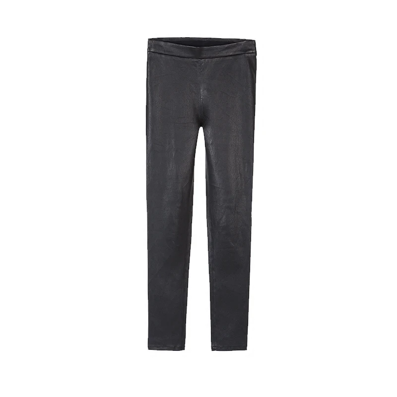 High Quality Luxury Womens Black Skinny Pants Fashion Stretchy Genuine Leather Trousers Female Streetwear Slim Fit Pencil Pants
High Quality Luxury Womens Black Skinny Pants Fashion Stretchy Genuine Leather Trousers Female Streetwear Slim Fit Pencil Pants