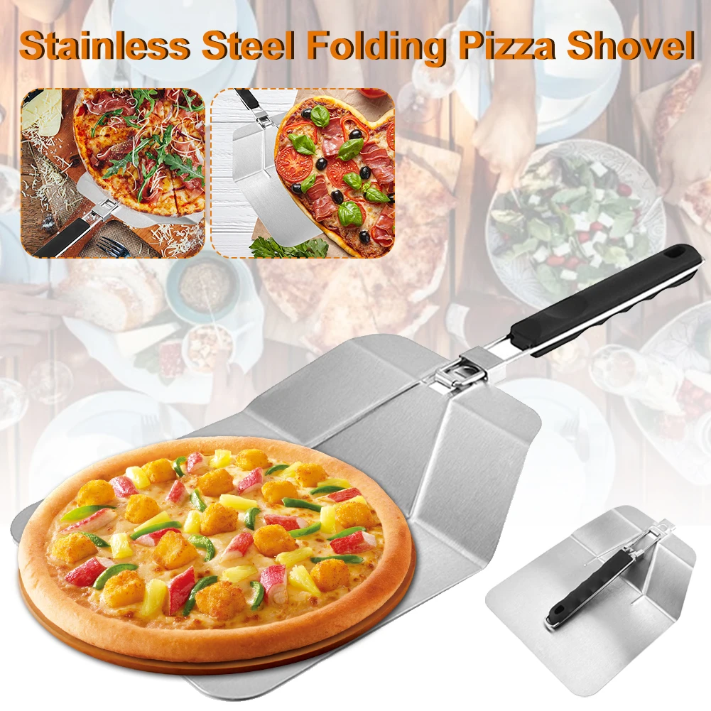 21 Inch Stainless Steel Pizza Peel Shovel Spatula Folding Cake Cheese Lifter Tray Utensils For Kitchen Accessories
21 Inch Stainless Steel Pizza Peel Shovel Spatula Folding Cake Cheese Lifter Tray Utensils For Kitchen Accessories