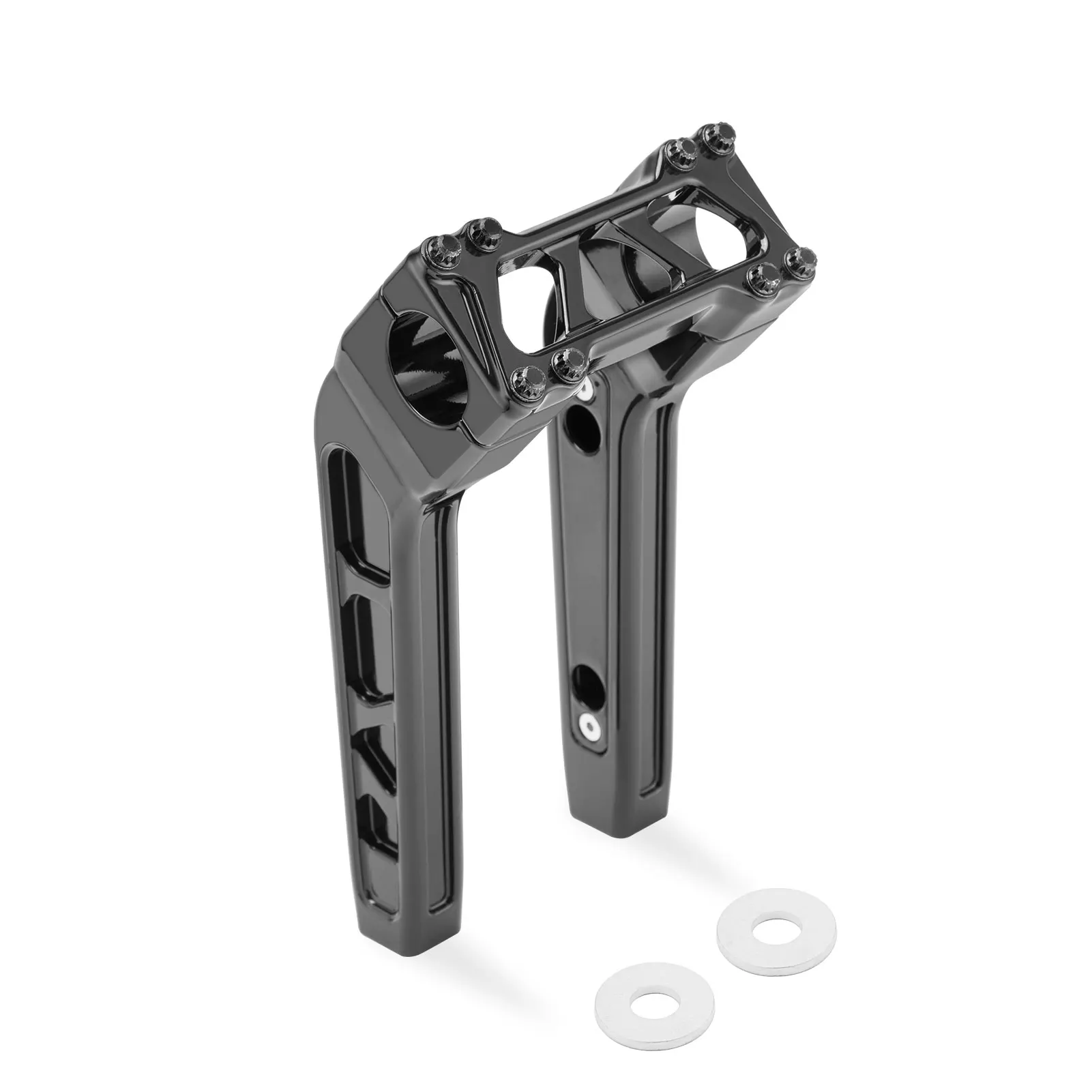 Greet Quality 8" Handlebar Clamp Adapter 1.25" Handle Bar For Harley Davidson Dyna Fat Bob/Softail Breakout /Touring Road Glide
Greet Quality 8" Handlebar Clamp Adapter 1.25" Handle Bar For Harley Davidson Dyna Fat Bob/Softail Breakout /Touring Road Glide