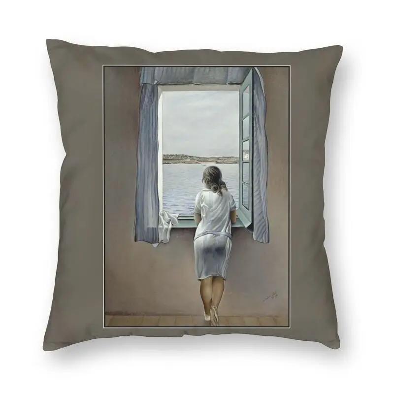 Young Woman At A Window Cushion Cover Salvador Dali Painting Art Throw Pillow Case for Living Room Fashion Pillowcase Decoration
Young Woman At A Window Cushion Cover Salvador Dali Painting Art Throw Pillow Case for Living Room Fashion Pillowcase Decoration