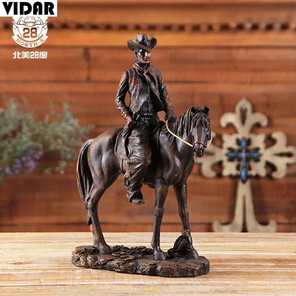 VIDAR Western Cowboy Riding Statue, Resin Crafts Ornaments, Retro Home Decoration, Creative Bar Decoration Gifts
VIDAR Western Cowboy Riding Statue, Resin Crafts Ornaments, Retro Home Decoration, Creative Bar Decoration Gifts
