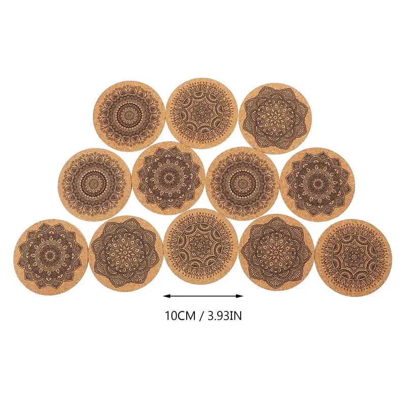 12pcs Creative Nordic Mandala Design Round Wooden Coaster Table Cup Holder Heat Insulation Drink Placemat Pot Holder With Rack
12pcs Creative Nordic Mandala Design Round Wooden Coaster Table Cup Holder Heat Insulation Drink Placemat Pot Holder With Rack