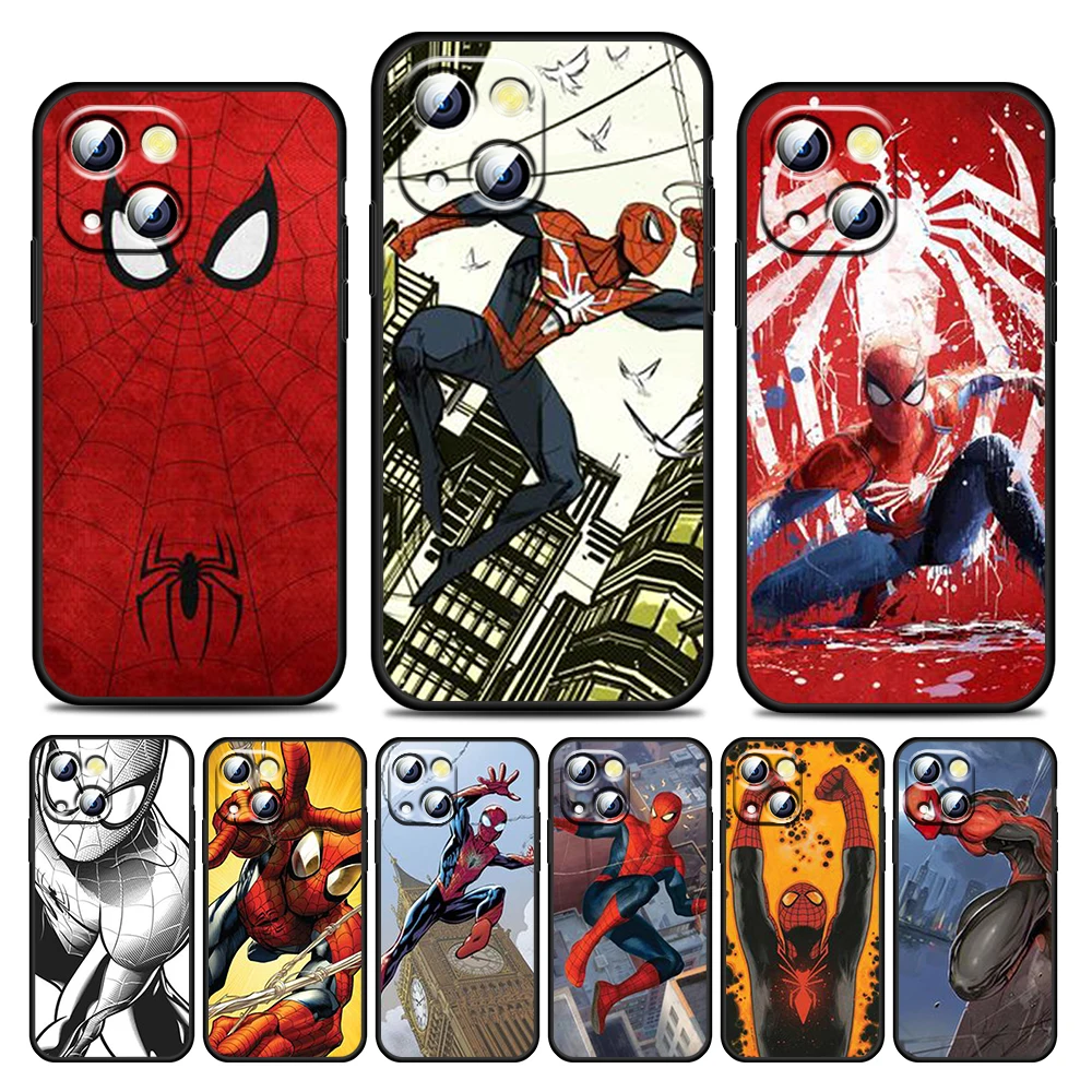 Avengers Spider cool man For Apple iPhone 13 12 11 Pro Max Mini XS Max X XR 6 7 8 Plus 5S SE2020 Soft Black Phone Case
Avengers Spider cool man For Apple iPhone 13 12 11 Pro Max Mini XS Max X XR 6 7 8 Plus 5S SE2020 Soft Black Phone Case