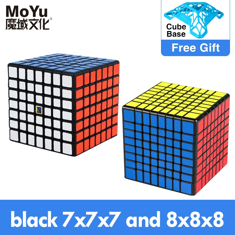 MoYu meilong 6x6x6 7x7x7 8x8x8 кубик магии MofangJiaoshi 4x4 5x5 6x6 7x7 8x8 скоростной головоломки cubo Magico