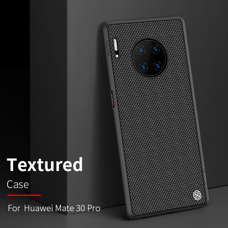 Чехол с 3d текстурой для Huawei Mate30 Mate 30 Pro задняя крышка Nillkin Жесткий ПК + мягкие чехлы